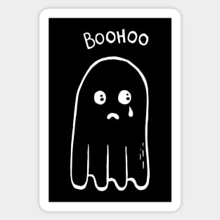 Boohoo Ghost (White) Sticker